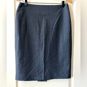 Anne Klein Charcoal Gray Lined Pencil Skirt Women’s Size 6